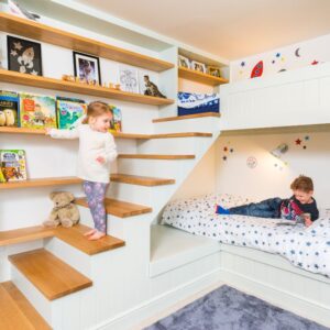 bespoak joinery luxury bunk bed with children